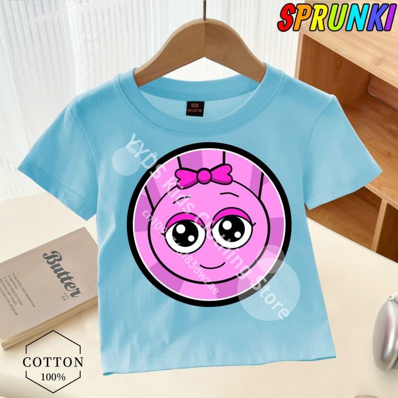 T-Shirts Kinder Sprunki T-Shirt Kinder Horrorspiel Incredibox T-Shirt Baby Mädchen Kurzarm T-Shirts Jungen Kleidung Cartoon Oberteile