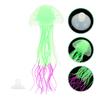 Silicone Artificial Jellyfish Aquarium Decoration Decorative Fake Jellyfish Glow Vivid Aquarium Ornament Wear-Resistant Fish