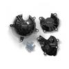 GBRacing Engine Guard Cover Kawasaki Ninja ZX-6R ZX-636 2007-2026 Side Panel Protector Carbon Fiber Texture Black Forged