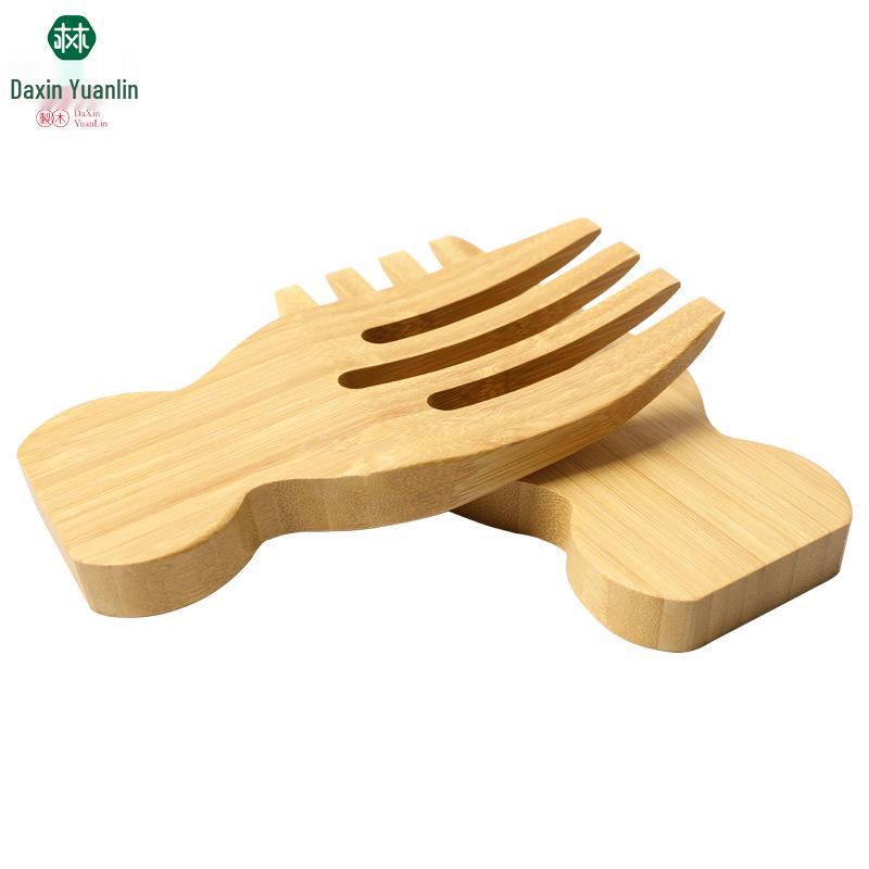 

Daxin Bamboo Salad Mixer: Bamboo Wood Claws and Forks Set