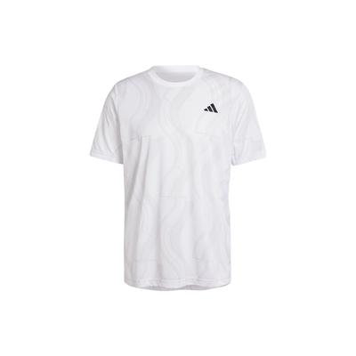 adidas Club Tennis Graphic Tee White/Grey One Men Streetwear IP1883