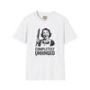 Unhinged Graphic Tee: Funny Horror Shirt, Quirky Unisex Apparel
