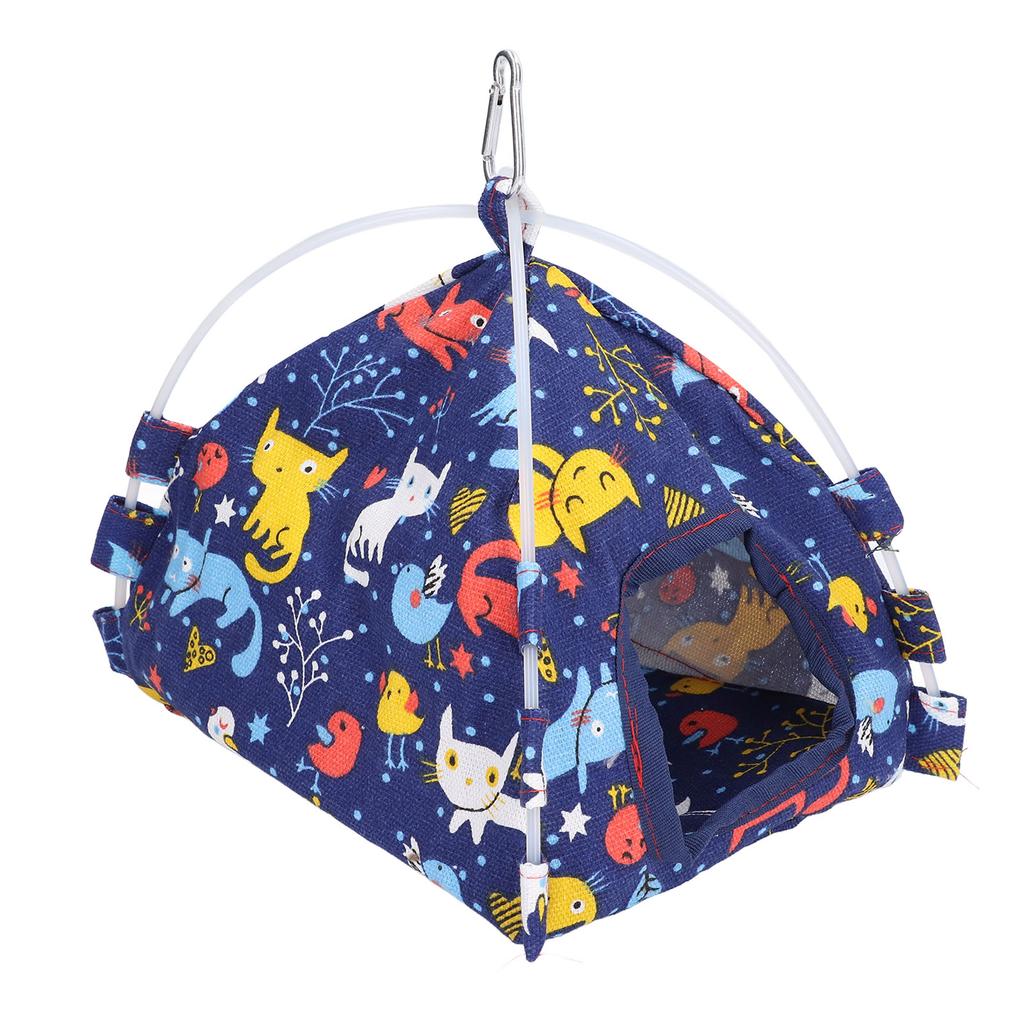 Bird Bed Hook Design Save Space Foldable Portable Soft Comfortable Hangable Bird Tent for Home