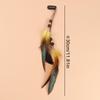 1PC Ethnic Style Decorative Tassel Secure-Grip Clip Natural Hairpin Lightweight Hair Bohemian Feather Delicate