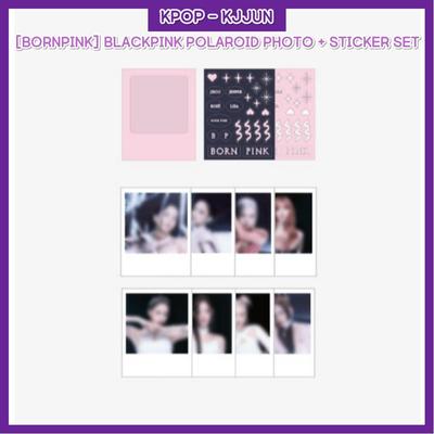 [BORNPINK] Conjunto de FOTOGRAFIA + ETIQUETA BLACKPINK POLAROID