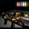 4Pcs Universal Warnung Mark Reflektierende Band Auto Tür Aufkleber Decals OPEN Zeichen Sicherheit Reflektierende Streifen