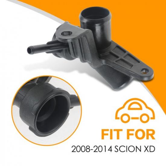 Black Radiator Cap Filler Neck Hose Connector For 2008-2014 Scion XD 1.8L L4