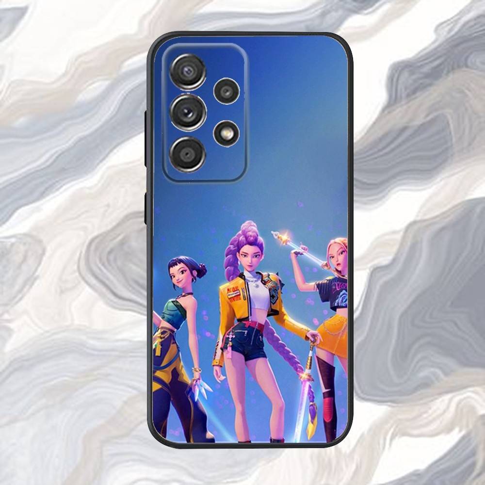 KPOP D-Demon-ns H-Hunters Handyhülle Für Samsung S25,S24,S21,S22,S23,S30,Ultra,S20,Plus,Fe,Lite,Note,10,9,5G Schwarzes Cover