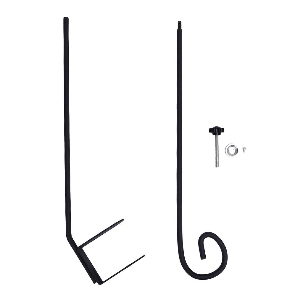 Vogelfutterspender Deckenhaken 32 Zoll Geländerhalterung Verstellbare Pflanzenhakenhalterung für Außenlaternen Windspiele