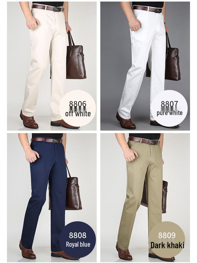 Perky Kangaroo 2023 Herren Eisseide Baumwolle Stretch Freizeit Hose für Mittelalte und Ältere