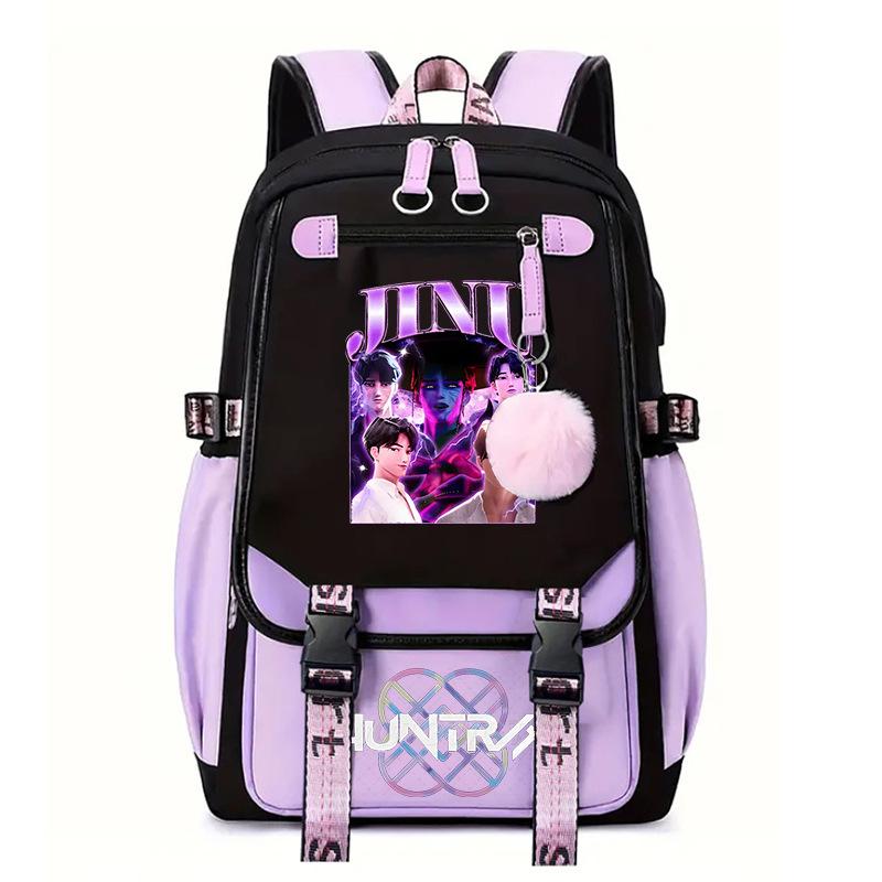 Witch Hunter Animation Cartoon Printed School Bag Large Capacity Junior High School Student Backpack