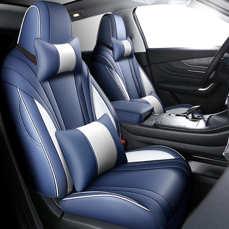 Venucia Big V Full Coverage Leather Car Seat Cover - All-Season Compatible