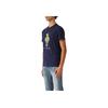 Polo Ralph Lauren Letter Bear Print Crew Neck Short Sleeve T-Shirt Men Tops Blue 710854497-039