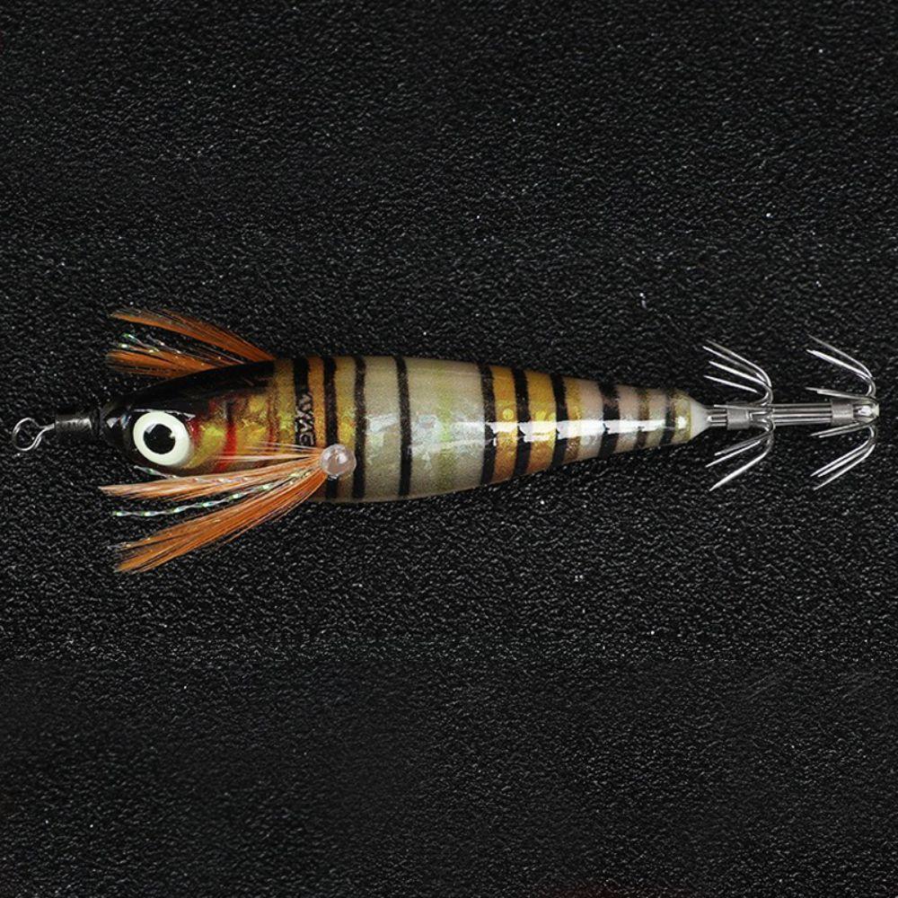 Jig Hook Squid Jig Luminous Prawn Lure Portable Fishing Lure Saltwater Fishing