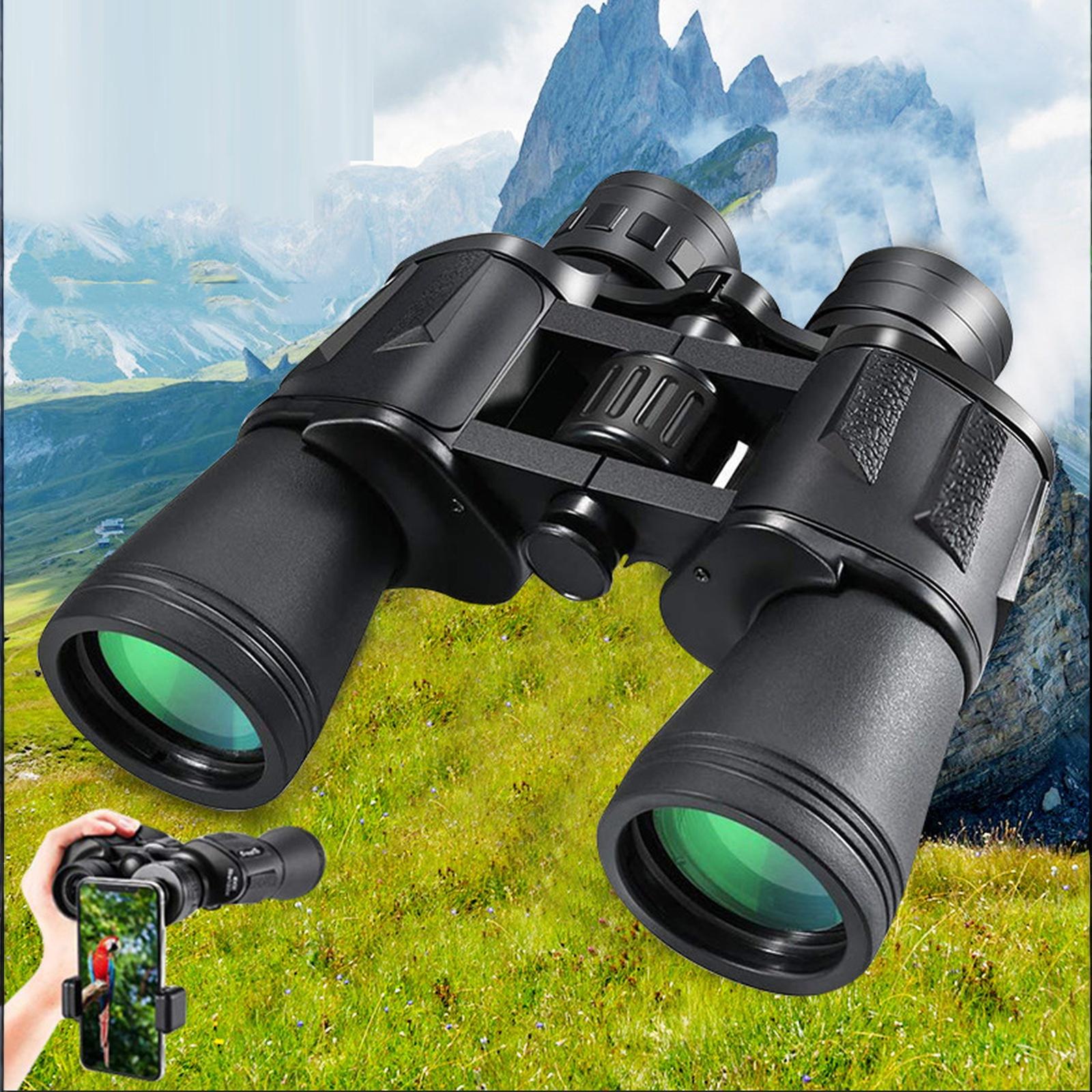 

20X50 Binoculars for Adults High Powered- Large View with Clear & Fogproof Lightweight Easy Focus Compact Binoculars one size чорний