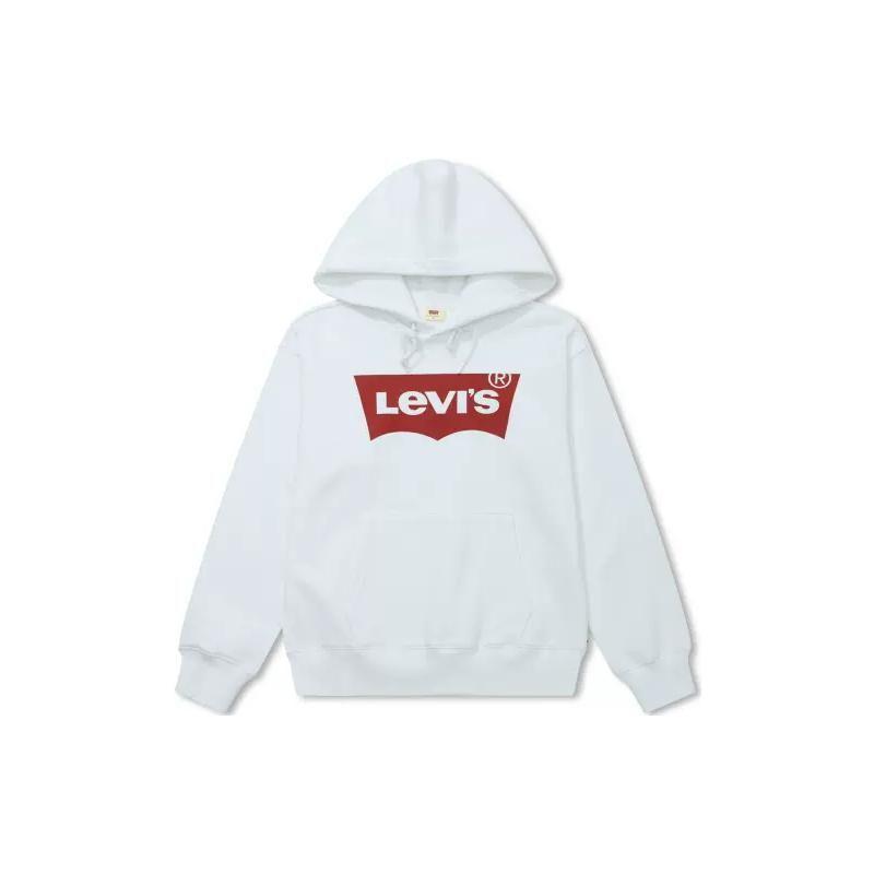 

Худи Levis FW22 с однотонным принтом логотипа Женские худи Белый A4959-0007 L