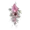 Artificial Xmas Decor Flower and Pine Needles Artificial Xmas Hanging Decor for Home