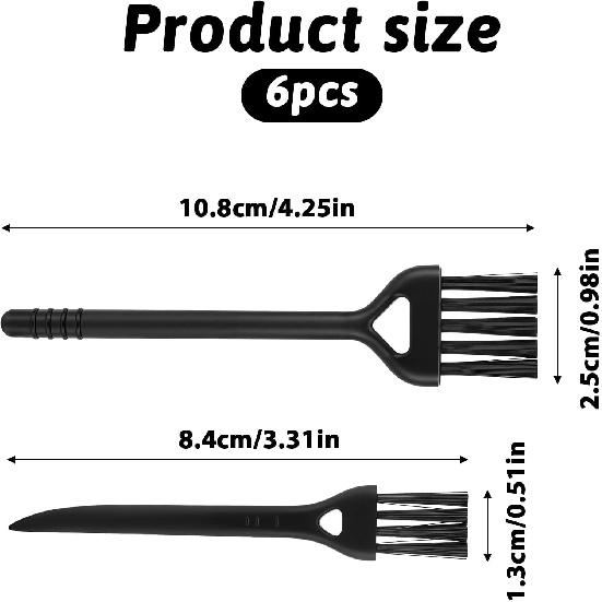 6pcs Anti Static ESD Brush for PC Lab Cleaning Brush for Keyboard, Electronics Cleaner Brushes Computer Keyboard, Small Portable Cleaning Kit for