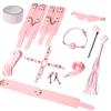 BDSM Restraints Sex Toys Bondage Set 11 Pcs Sex Leather Restraint Kits for Women and Couples