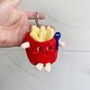 11cm Plush Doll Pendant Lovely Hamburger French Fries Fast Food Plush