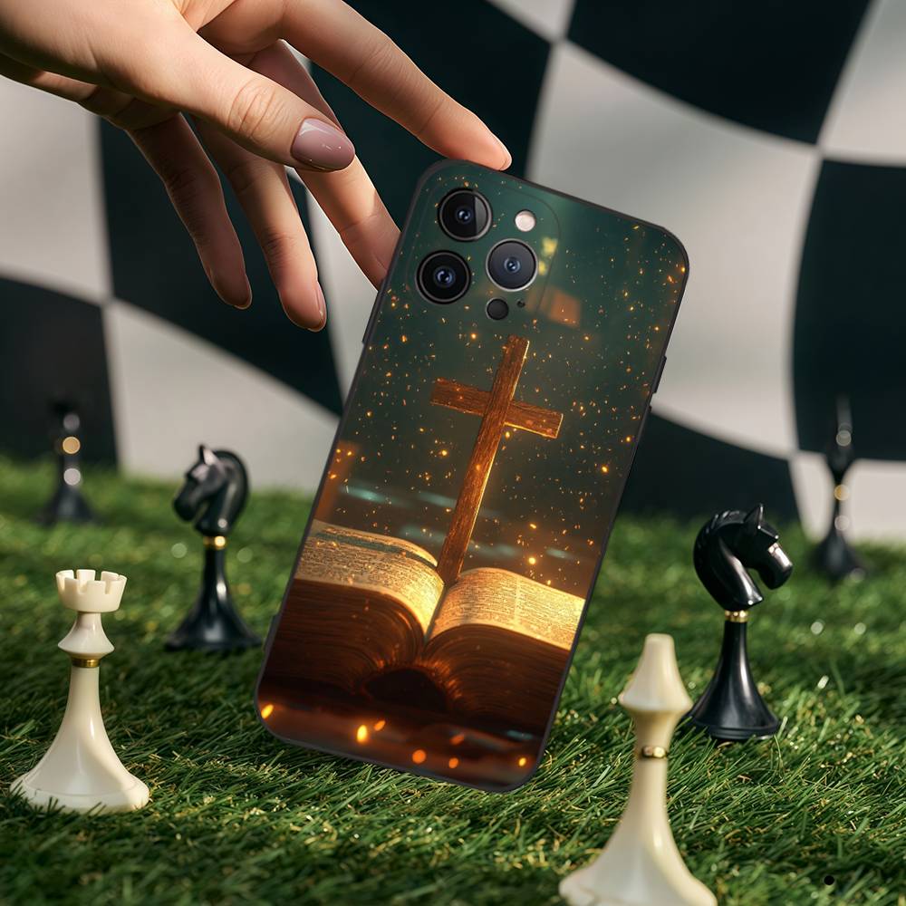 Christliches J-Jesus Kreuz Handyhülle Für Iphone 15 11 13 14 16 17 Pro Max Plus X Xr Xs Max 12mini Hülle Case