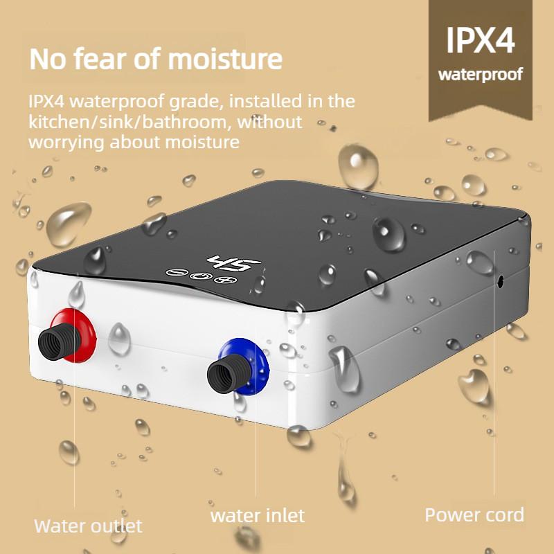Mini Instant Electric Water Heater Small Kitchen Treasure Water Heater Fast Heating Constant Temperature Hot Water Shower Set