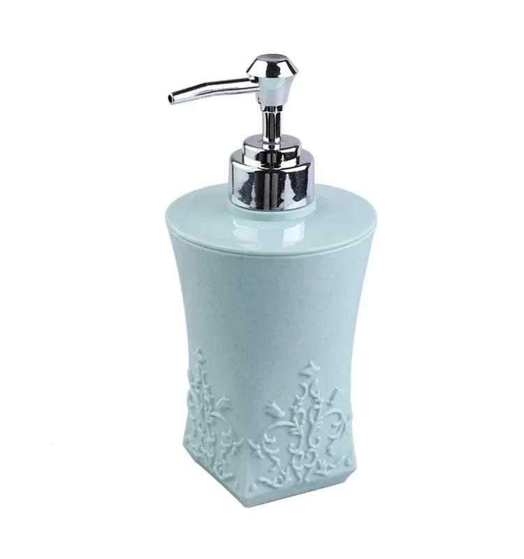 1Pcs European Carved Bath Gel for Household Hotels Body Lotion Dispensing Bottle Shampoo Empty Bottle Press Bottle Lotion Bottle