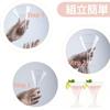 Niesporek Plastic Martini Glasses, Set of 25, Disposable Wine Glasses [Meets Japanese Food Standards] Champagne Glasses, Hard Plastic, Party, Holiday,