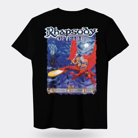 2025 RHAPSODY OF FIRE Band Äkta Perifer Minnes-T-shirt Hög Kvalitet Lyxmärke Säljer Populär Stil