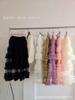 Spring-Summer Fairy Mesh Layered Fluffy Long Skirt