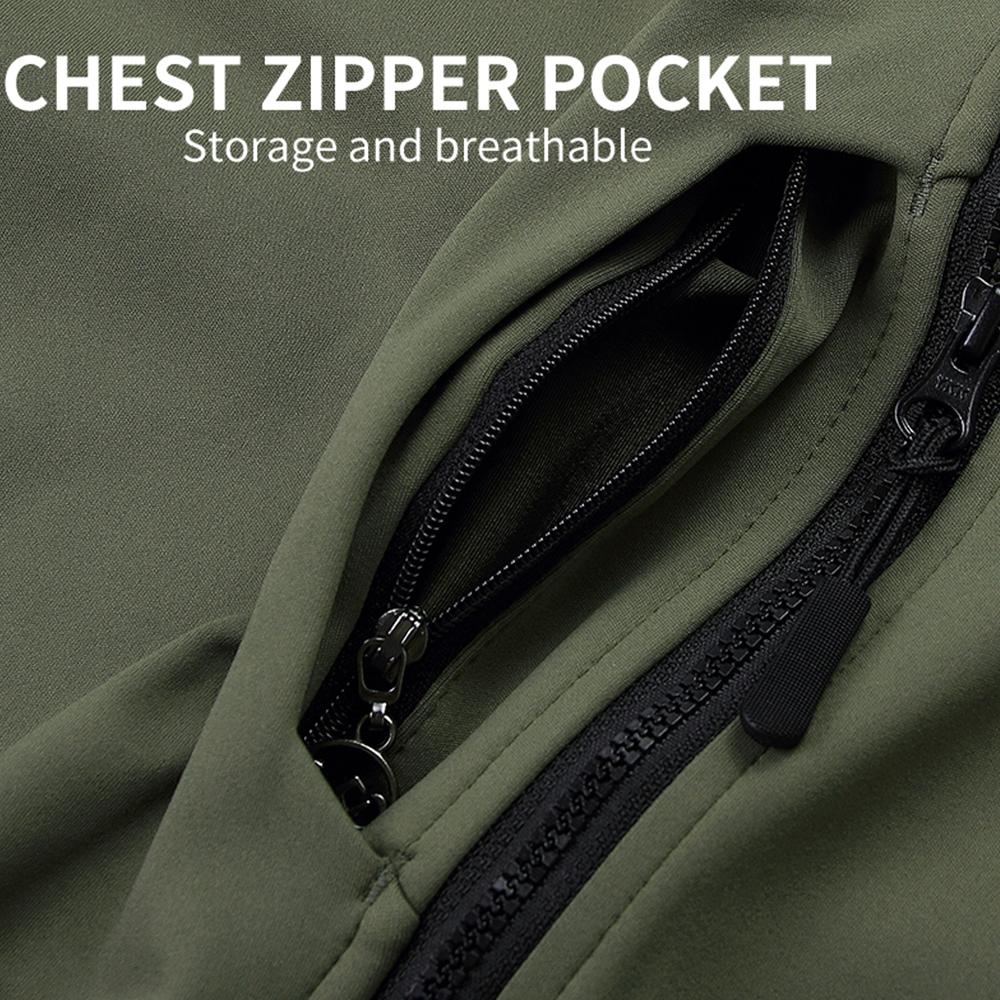 WOSAWE Podzim Zima Pánská Cyklistická Bunda Větruodolná Termální Fleecová Reflexní Dlouhý Rukáv Teplé Topy Silniční Cyklistické Oblečení