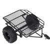 RC Scale RC Car Simulation Trailer Car RC Car Parts for SCX10 CC01 TRX4D90 Trailer, 1/10 Trailer, (Black)