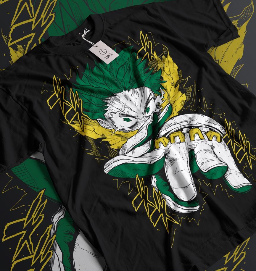 

Deku T-Shirt Izuku Midoriya My Hero Academia My Hero Academia Anime Shirt 2XL