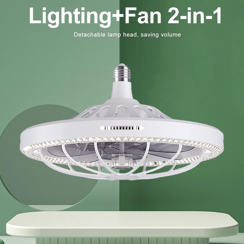 Modern Ceiling Fan with Lights and Remote Silent Ceiling Fan for Bedroom Kids Room and Living Room