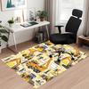 excavator Printed Carpet, for Office Chair Living Room Bedroom Kitchen Room Decor Gifts.