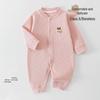 Class A Baby Waffle Long Sleeve Romper - Spring/Autumn Newborn Bodysuit