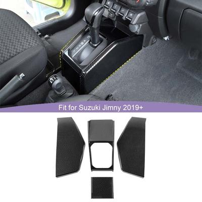 Auto-Schalthebel-Dekorationsplatte, Dekorationsabdeckung, Aufkleber, passend für Suzuki Jimny 2019 Up, ABS-Innenausstattung