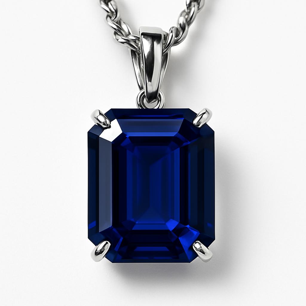Natural Blue Tanzanite Pendant 37.25