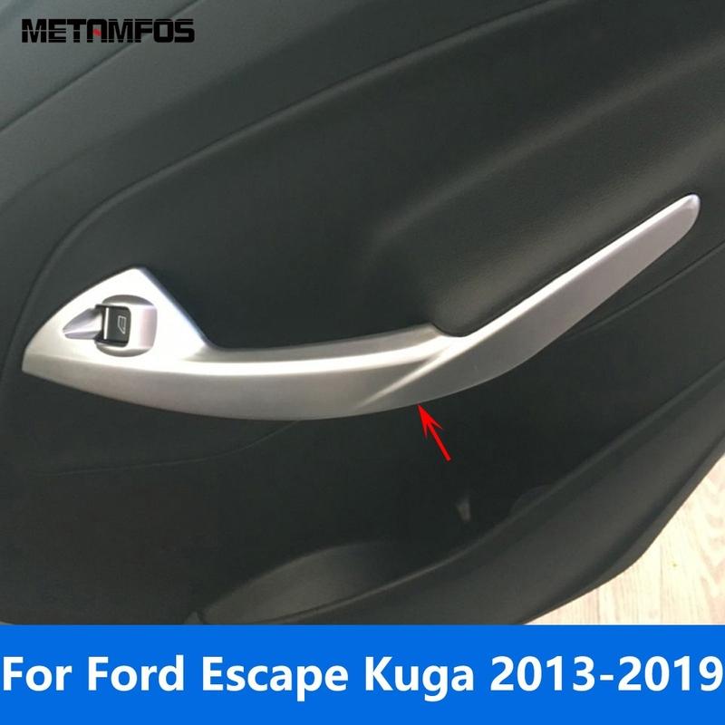 For Ford Escape Kuga 2013-2018 Matte Window Lift Switch Cover Trim ide Armrest Frame Interior Accessories Car Styling