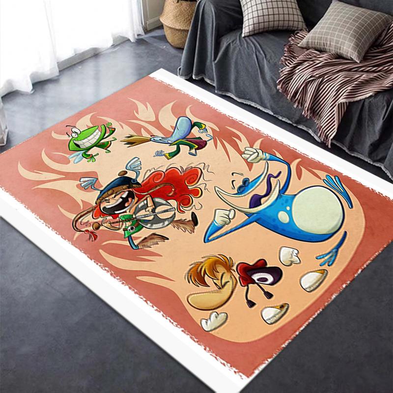 2025 Neuer Rayman Teppich für Wohnzimmer Schlafzimmer Zuhause Sofadekoration, Kinderspiel Rutschfeste Fußmatte130