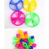 Kunststoff leuchtender Bambuslibelle Handdruck-Frisbee Kinder Outdoor-Spielzeug