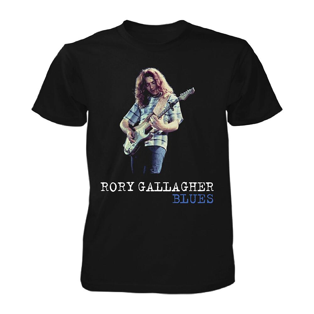 Maglietta Blues Rory Gallagher Nera Unisex Tutte le Taglie dalla S alla 5XL JA55