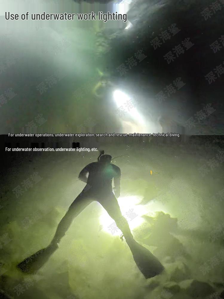 Ultra-Bright Waterproof Diving Flashlight with Long Battery Life
