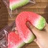 Watermelon Sushi Shaped Squeeze Toy Realistic Soft Food Stress Relief Sensory Fidget Toy for Kids Easter Basket Filler