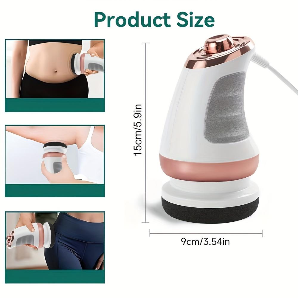 5-Head Full-Body Relaxation Massager with 3 Washable Massage Heads for Waist, Abdomen, Legs, Arms, and Buttocks