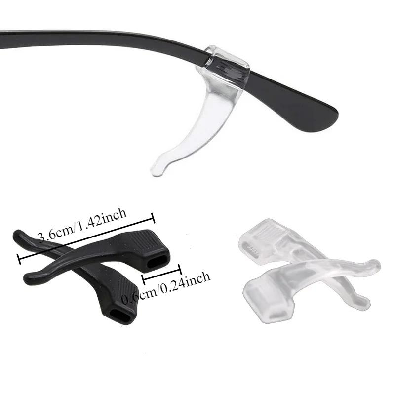 5/10pairs Silicone Anti-slip Ear Hook Glasses Holder Ear Bracket Ear Hook Buckle Glasses Accessories Glasses Holder