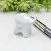 Mini Elephant Figurine, Minimalist 3D Printed Elephant Statue, Good Luck Elephant Collectible Ornament for Modern Home, Office Decor