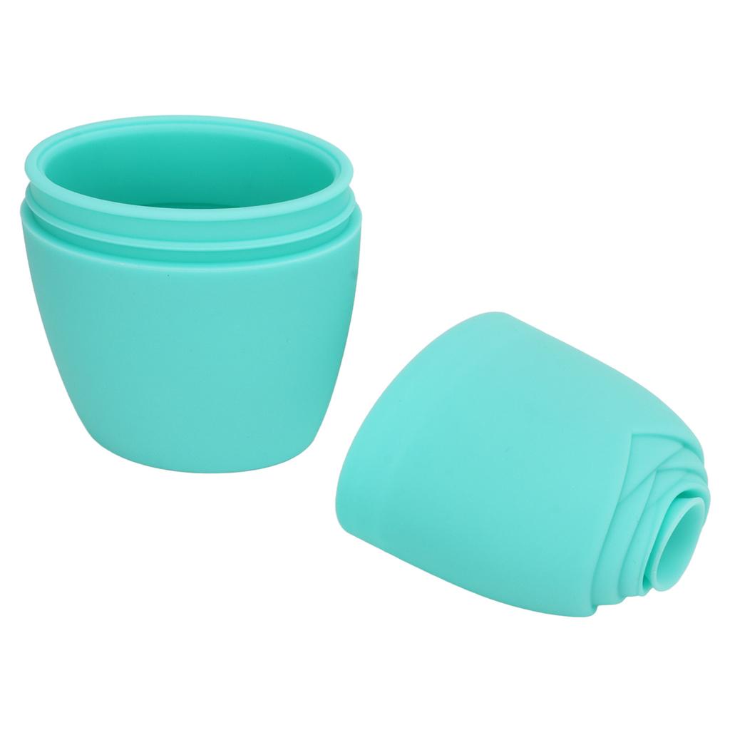 Ice Face Roller Silicone Facial Beauty Ice Mold Face Massager Cube for Neck and Eye Green