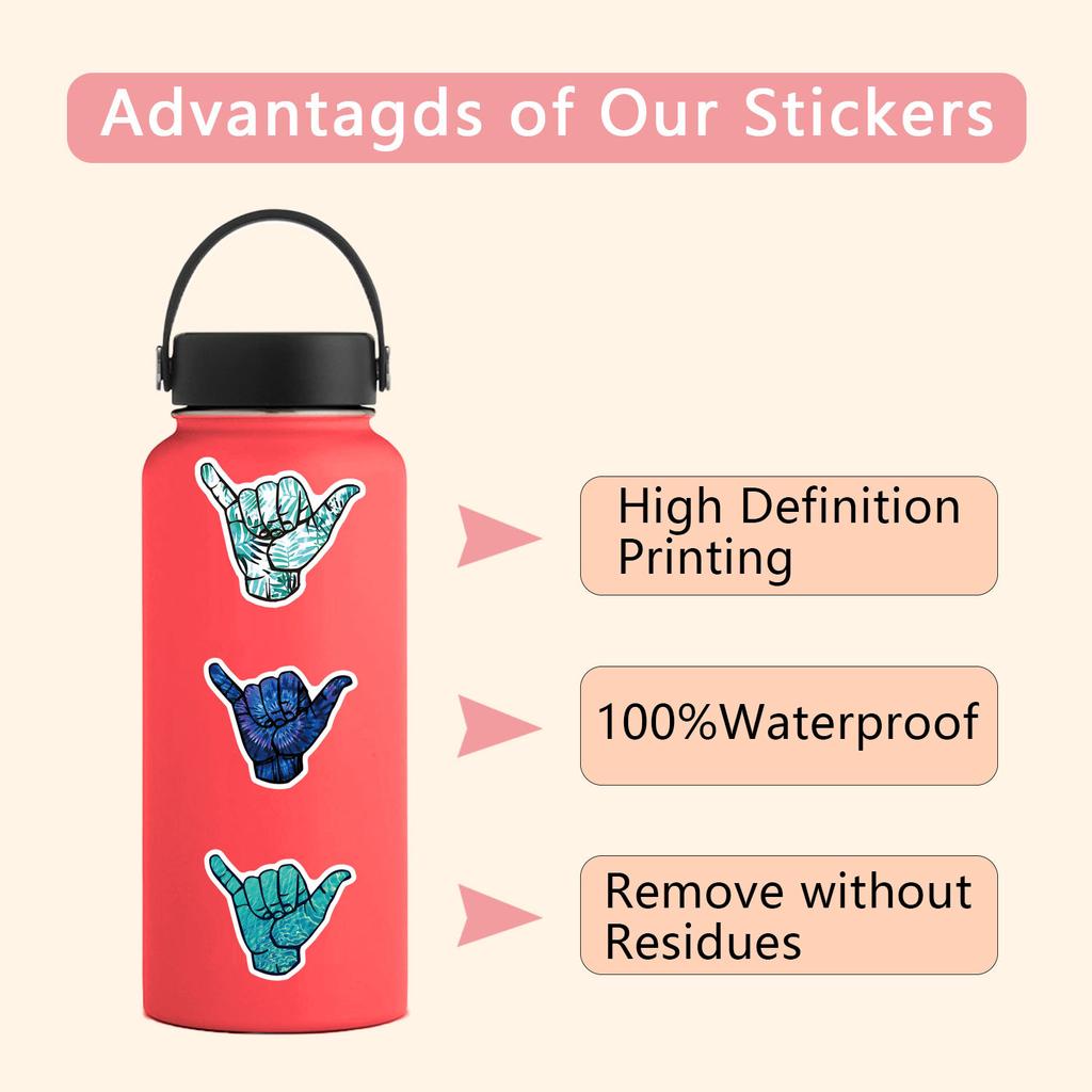 55 New Shaka Graffiti Stickers Decorate Laptop Suitcase Mobile Phone DIY Stickers