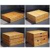 Full Bamboo Tea Box Puerh Tea Cake Box Simple Storage Organizer Multi-layer Tea Leaf Boxes Home Gift